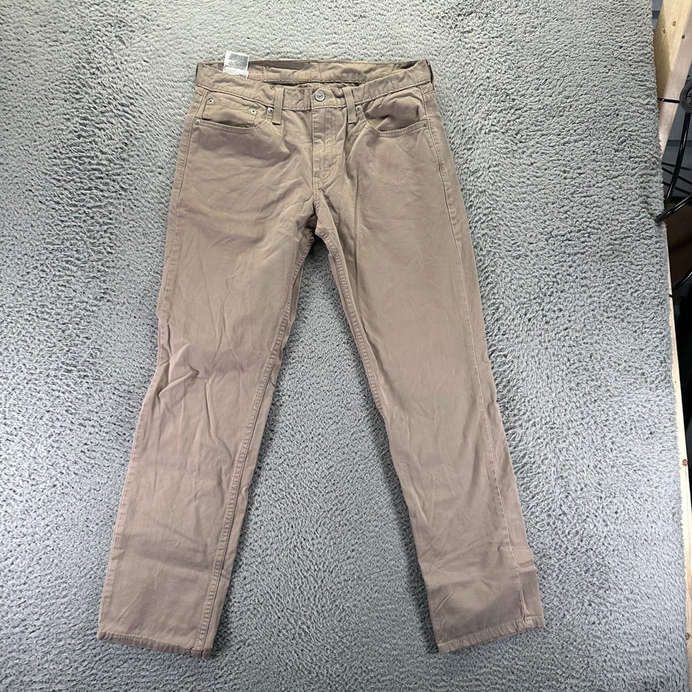 Levi's‎ 511 Jeans Mens 30x30 Brown Cotton Denim Straight Travel Stretch Workwear